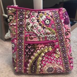 Vera Bradley Pink and Purple Quilted Backpack